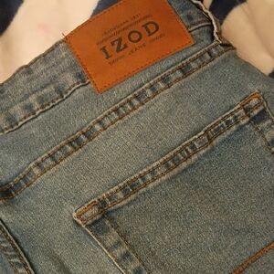 Izod Light Blue Denim Jeans for Men